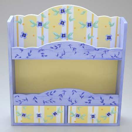 Summer Breeze Wood Rack for Spice Jar Set