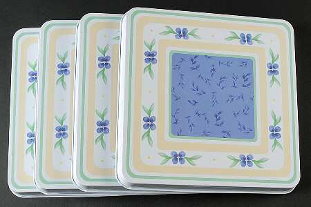 Summer Breeze Square Stove Cover - Set of 4