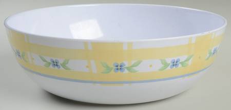 Summer Breeze 11" Large Melamine Salad Serving Bowl