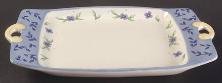 Summer Breeze 11" Rectangular Serving Platter by Pfaltzgraff