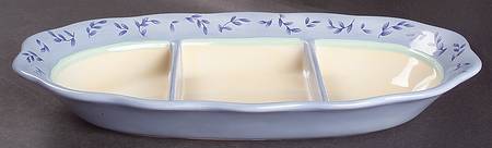 Summer Breeze 3 Part Divided Snack Plate