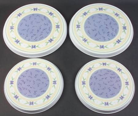 Summer Breeze Round Steel Stove Cover - Set of 4