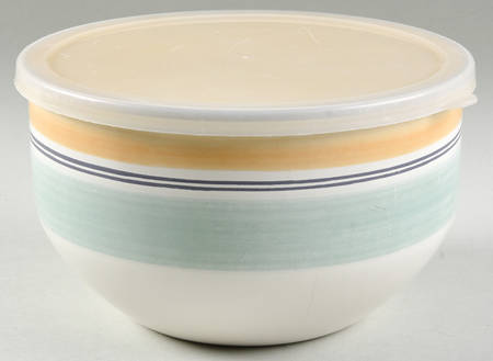 Key Largo 7 3/4" Metal Bowl W/Plastic Lid