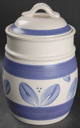 Villa Flora Large Canister & Lid