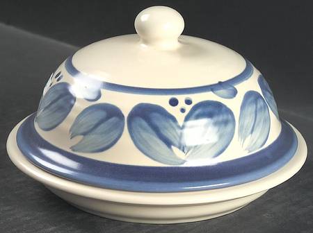 Villa Flora Round Covered Butter