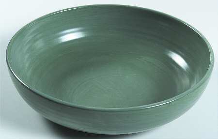 Stonewash Green 8" Round Vegetable Bowl