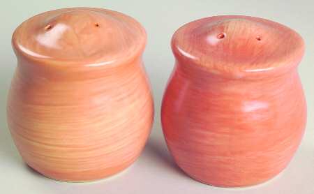 Stonewash Terra Cotta Salt & Pepper Set