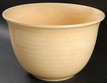Stonewash Yellow Round Great Bowl