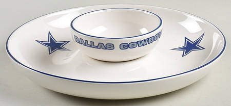 Dallas Cowboys (2 Piece) Chip & Dip Set