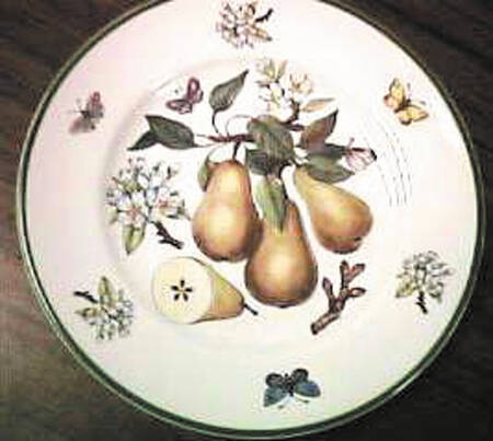 Abbey Fruits Dinner Plate