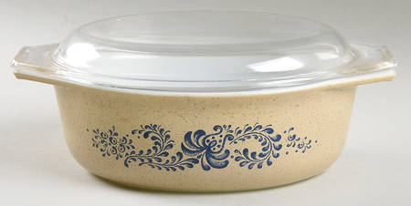 Homestead 1.5 Quart Oval Covered Casserole