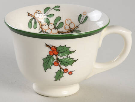 Christmas Tree Footed Demitasse Cup