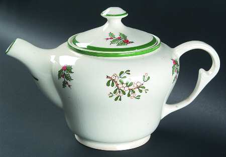 Christmas Tree Teapot & Lid