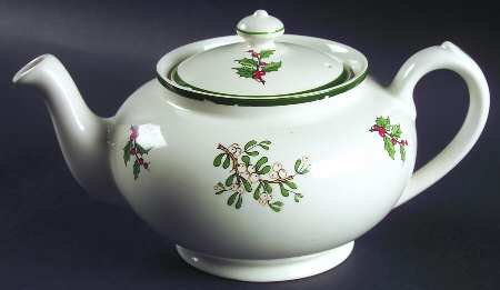 Christmas Tree Teapot & Lid