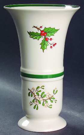 Christmas Tree 7" Vase