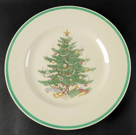 Christmas Tree Dinner Plate