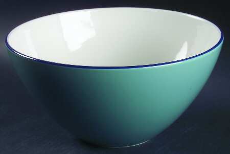 Spa Aqua Green 10" Round Vegetable Bowl