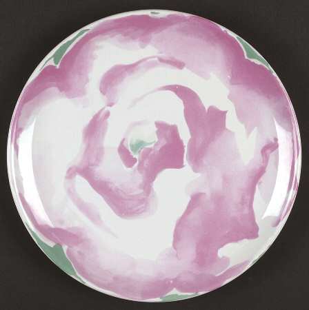 Flowers Salad Plate