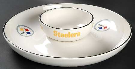Pittsburgh Steelers (2 Piece) Chip & Dip Set