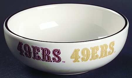 San Francisco 49er's by Pfaltzgraff