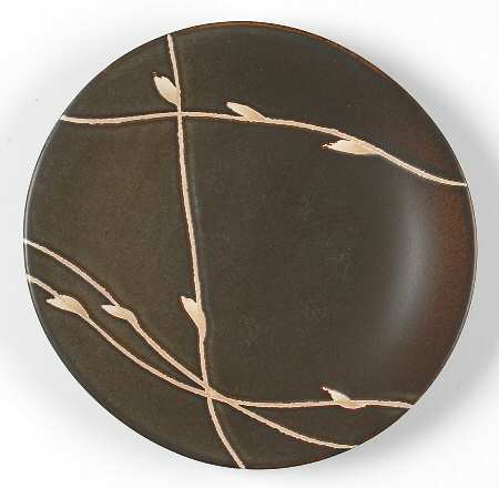 Willow Brown Salad Plate