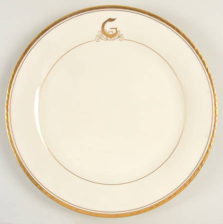 Reflection (Monograms) Dinner Plate