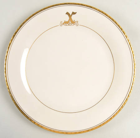 Reflection (Monograms) Dinner Plate