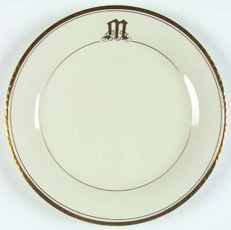 Reflection (Monograms) Dinner Plate