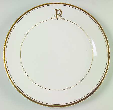 Reflection (Monograms) Dinner Plate