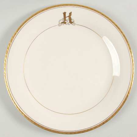 Reflection (Monograms) Dinner Plate