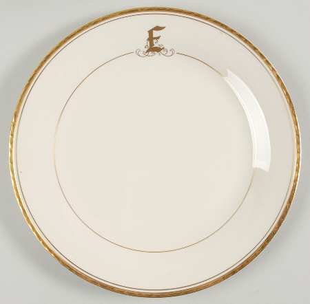 Reflection (Monograms) Dinner Plate