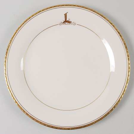 Reflection (Monograms) Dinner Plate