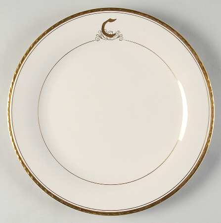 Reflection (Monograms) Dinner Plate
