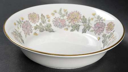 Chrysanthemum Coupe Cereal Bowl