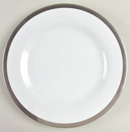 Cosmopolitan (Silver Band) Dinner Plate