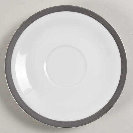 Cosmopolitan (Silver Band) Saucer for Flat Cup