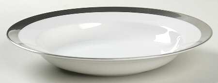 Cosmopolitan (Silver Band) Rim Soup Bowl