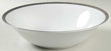 Cosmopolitan (Silver Band) 10" Round Vegetable Bowl