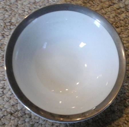 Cosmopolitan (Silver Band) Soup/Cereal Bowl