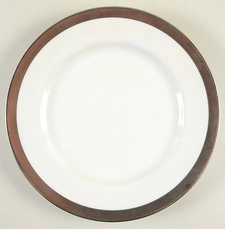 Cosmopolitan (Silver Band) Salad Plate