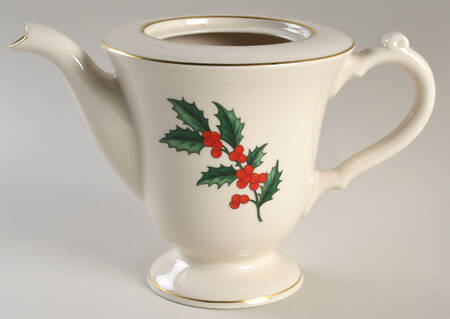 Holly Teapot No Lid