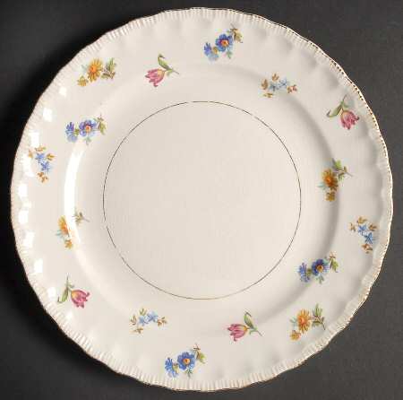 Revere (Smooth Gold Trim) Luncheon Plate