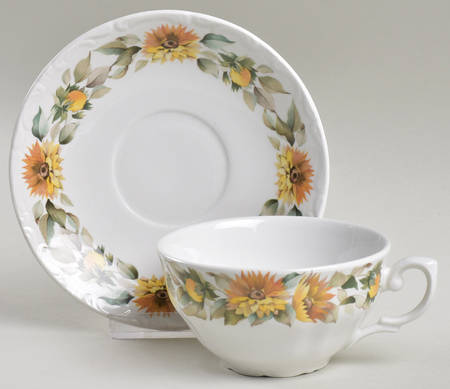 Castilla Flat Cup & Saucer Set