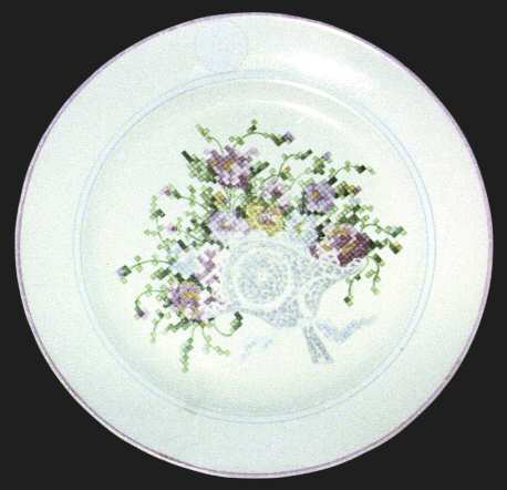 Bridal Bouquet Dinner Plate