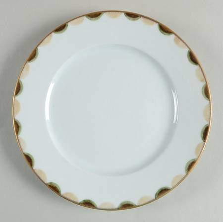 Trocadero Green Dessert/Pie Plate