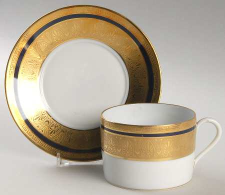 Ramses II Flat Cup & Saucer Set