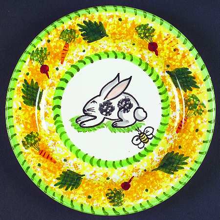 Bunny Garden Salad Plate