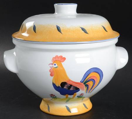 Royal Rooster Tureen &  Lid