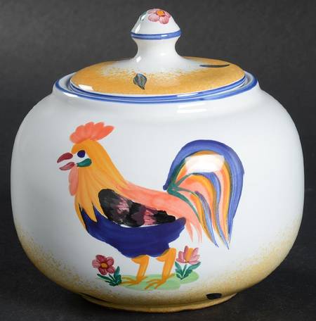 Royal Rooster Sugar Bowl & Lid