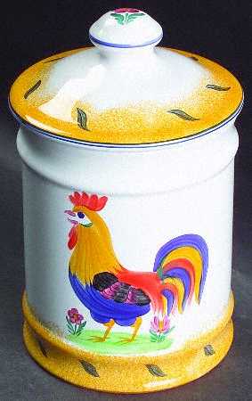 Royal Rooster Medium Canister & Lid